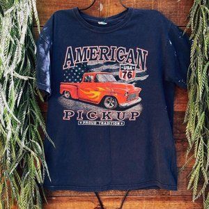 Vintage Pickup Truck T-Shirt with American Truck